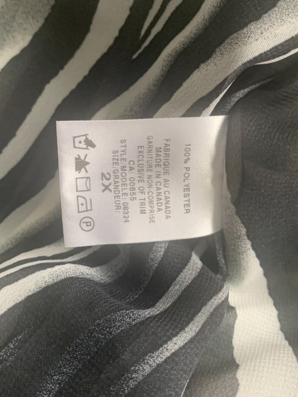 Addition Elle Abstract Relaxed drape style Blouse - Picture 7 of 8